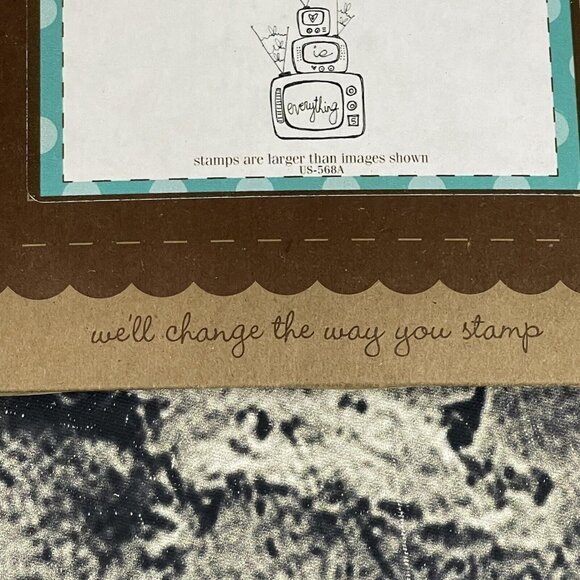 Unity Stamp Company LOVE IS EVERYTHING stamp US-568A Tv - Picture 4 of 10